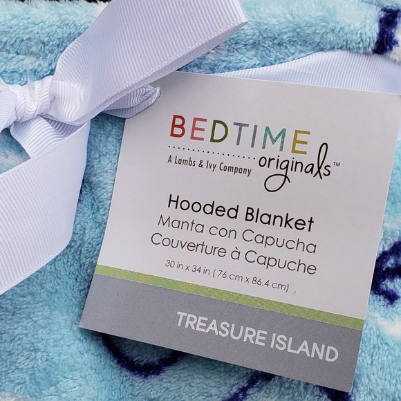 Hooded Baby Blanket and Crib Sheet Set Pirate - Picture 5 of 6